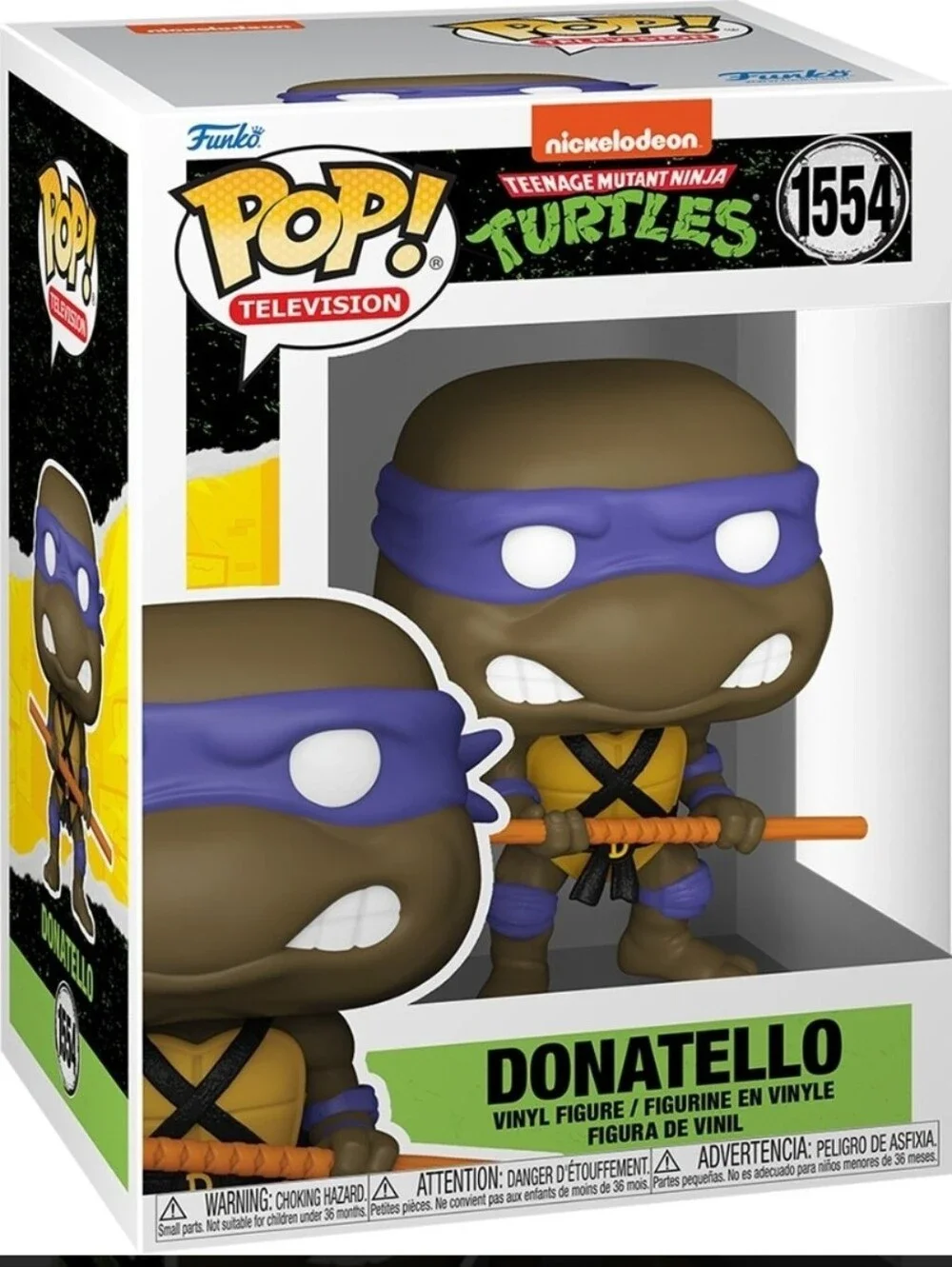 Funko Pop! Teenage Mutant Ninja Turtles Donatello Vinyl Figure 1554
